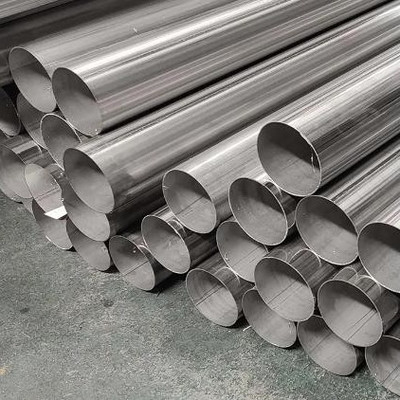 Anti Corrosion SS Round Stainless Steel Pipes Tp321 Tp321h S32205 8K Ba 5m Length Sch40 Sch20