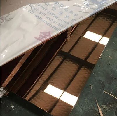 AISI Hardfacing Stainless Steel Sheet Coil Gold Color 3mm 304 420 410 430 4X8